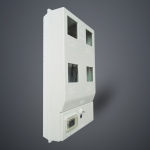 Hộp composite 4 điện kế 1 pha ngoài trời
